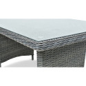 OUTLET 142 Narożnik z technorattanu MARYLAND Dark Grey