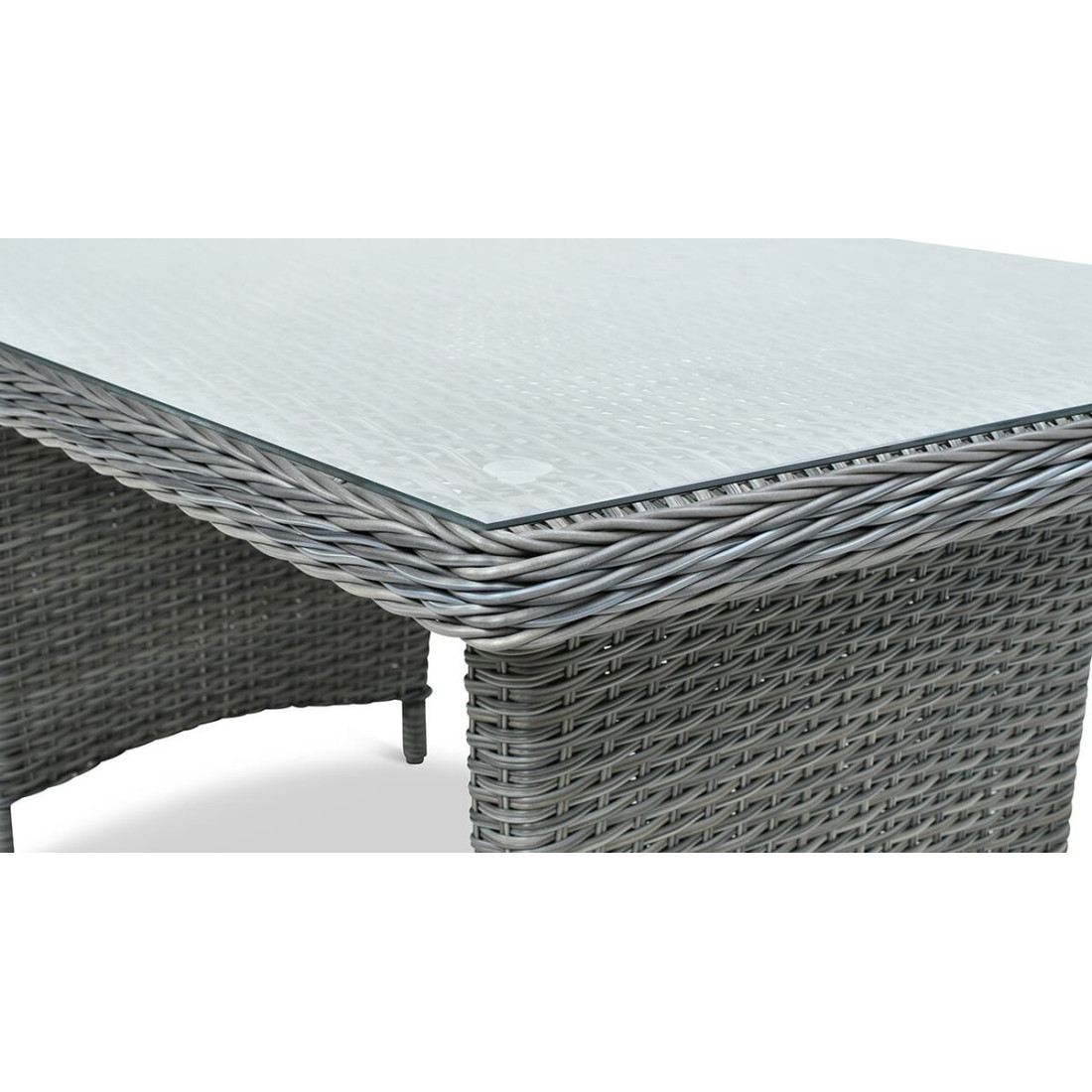 OUTLET 142 Narożnik z technorattanu MARYLAND Dark Grey