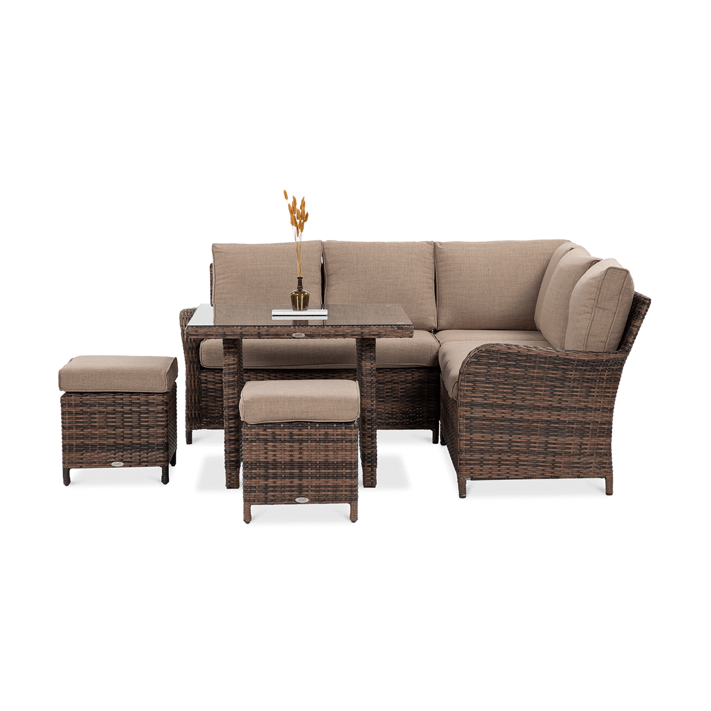 OUTLET 155 Narożnik z technorattanu VENTURA Brown