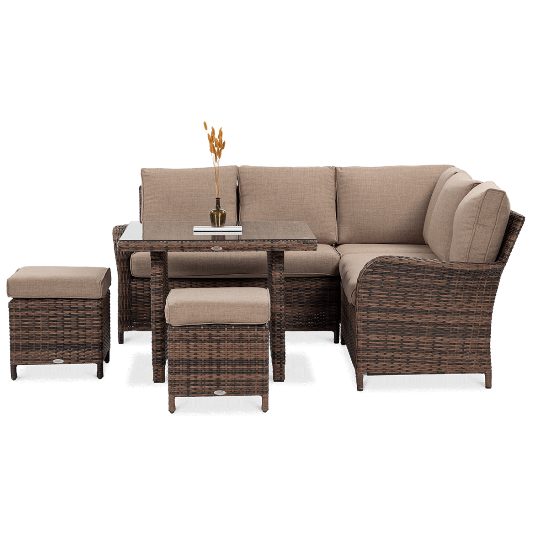 OUTLET 155 Narożnik z technorattanu VENTURA Brown