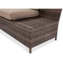 OUTLET 155 Narożnik z technorattanu VENTURA Brown