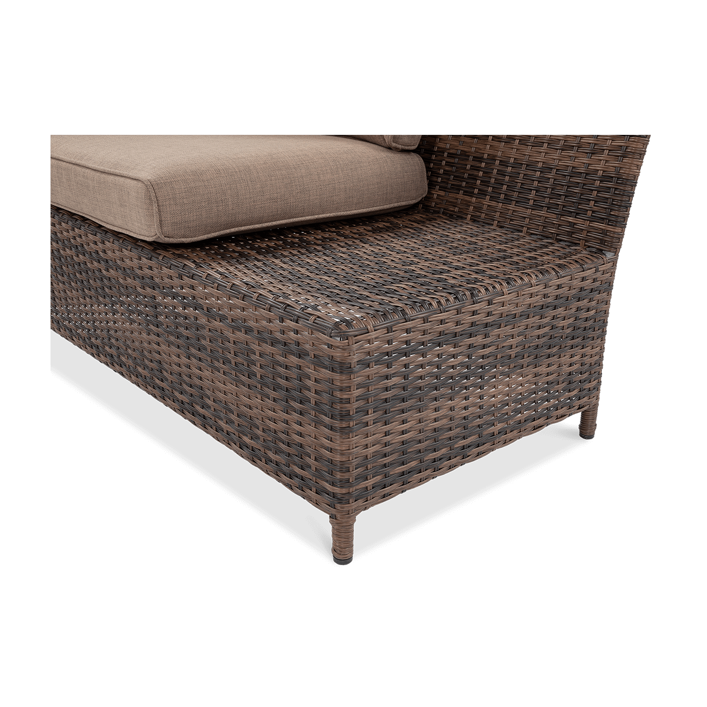 OUTLET 155 Narożnik z technorattanu VENTURA Brown