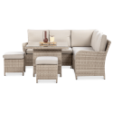 OUTLET 156 Narożnik technorattan VENTURA Beige