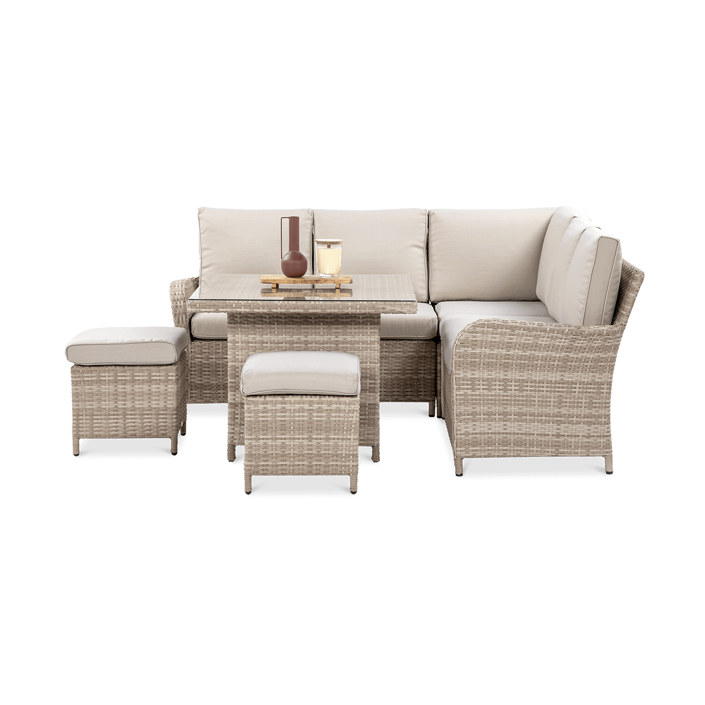 OUTLET 156 Narożnik technorattan VENTURA Beige
