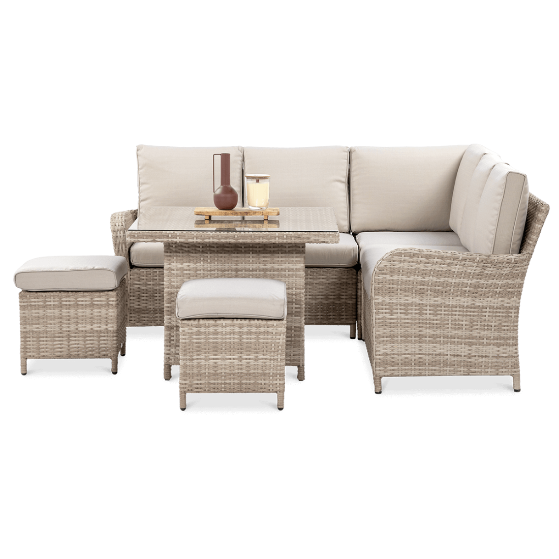 OUTLET 156 Narożnik technorattan VENTURA Beige
