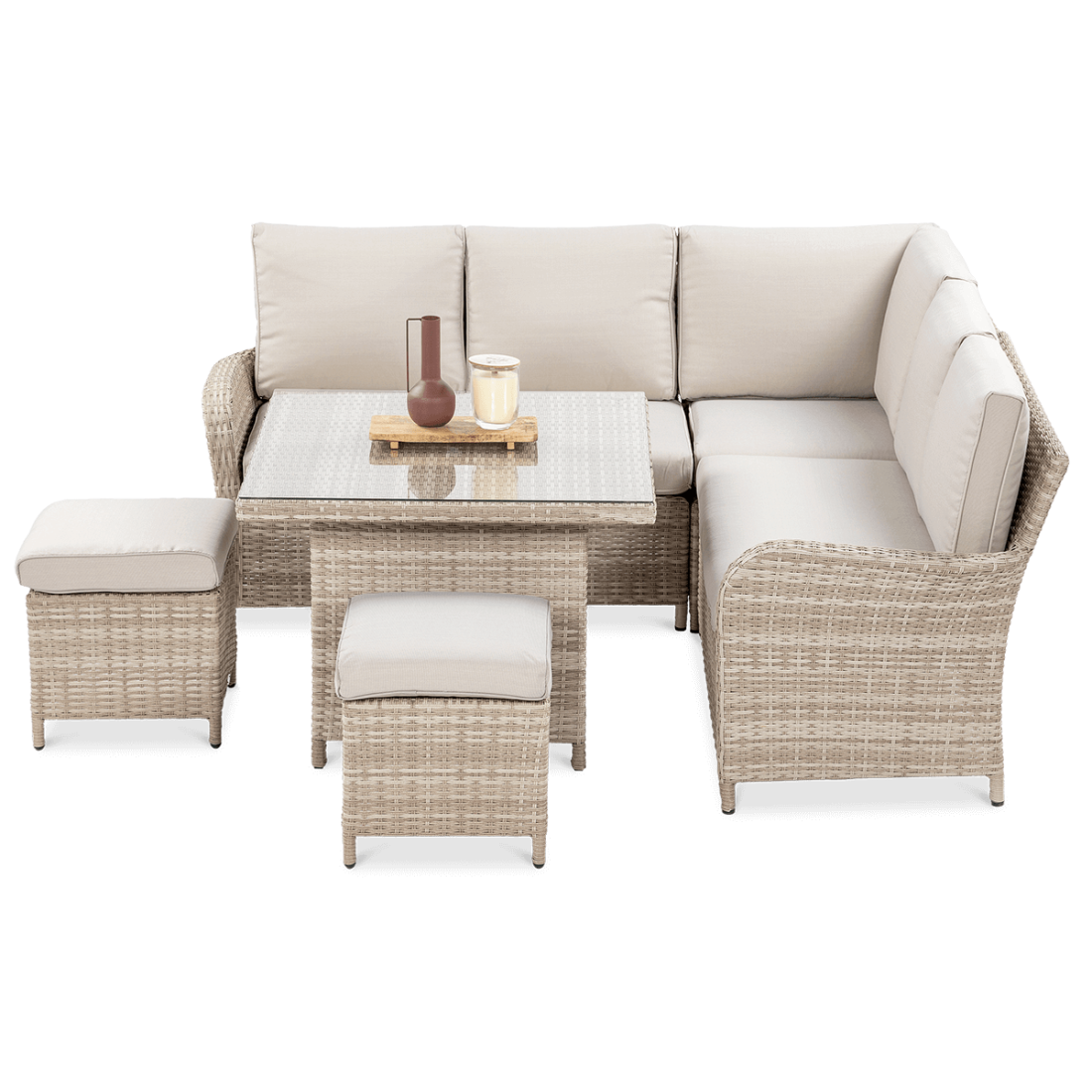 OUTLET 156 Narożnik technorattan VENTURA Beige