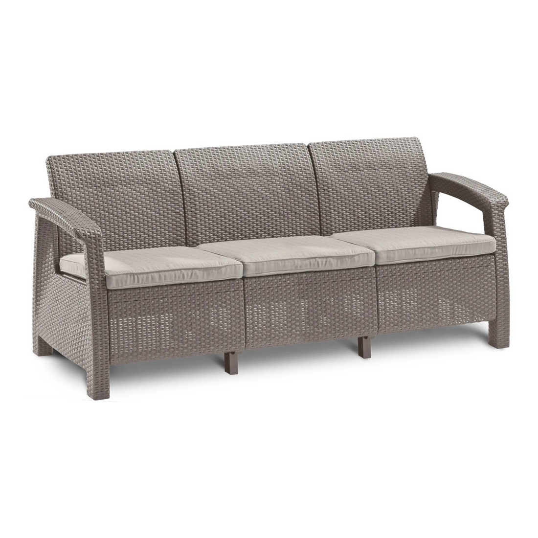 Zestaw ogrodowy Corfu Max 3 Cappuccino - dla 5 osób Focusgarden.pl