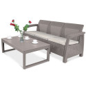 Zestaw balkonowy CORFU LOVE SEAT MAX/LYON Cappuccino