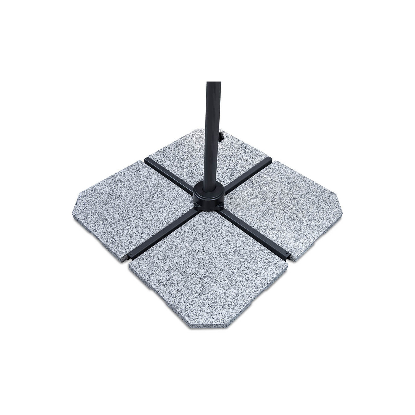 Granitowa podstawa do parasola bocznego 4 x płyta granitowa