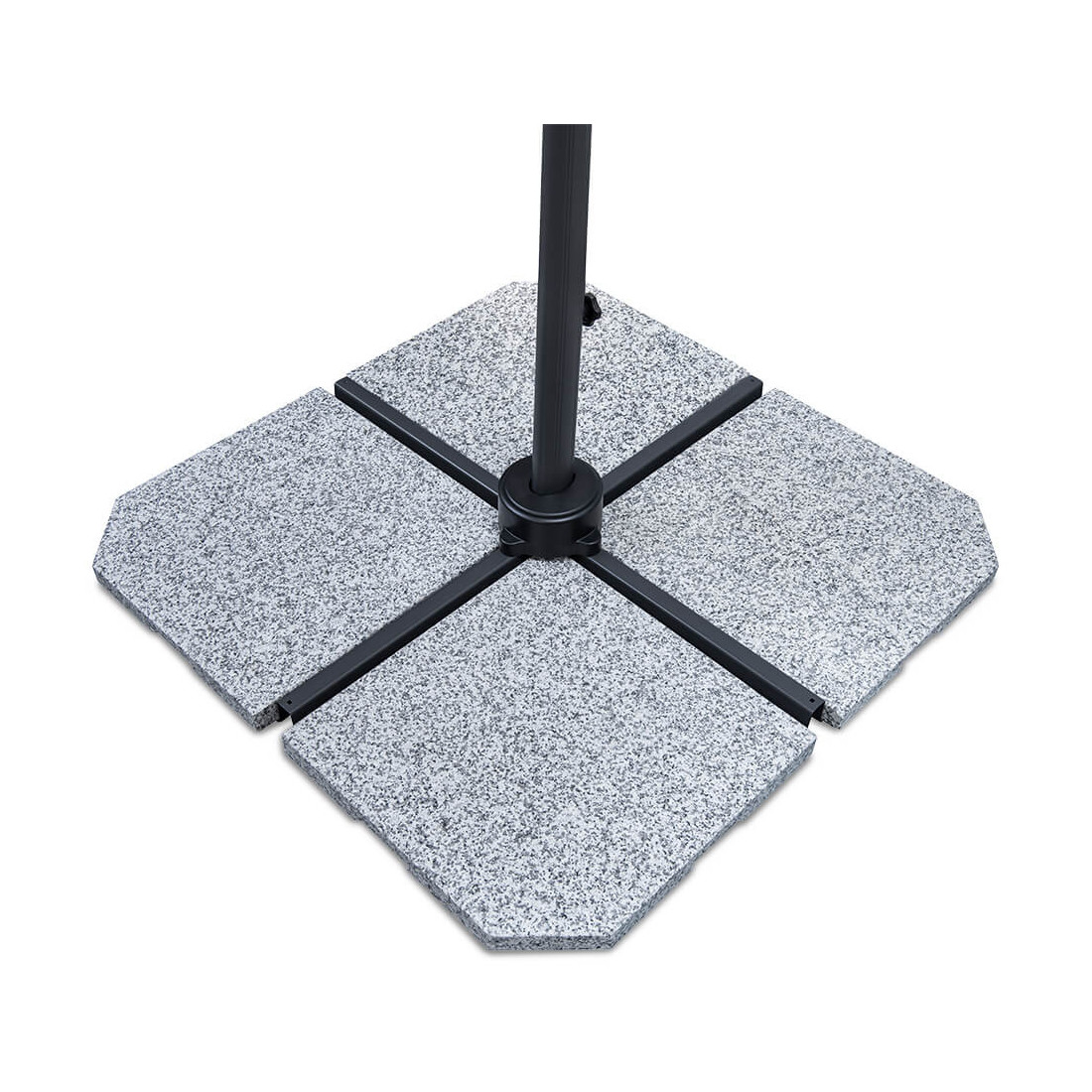 Granitowa podstawa do parasola bocznego 4 x płyta granitowa
