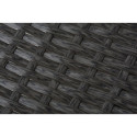 Wysokiej jakości technorattan, odcień Dark Grey, trwały, solidny 