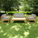 Komplet mebli do ogrodu DALI Caffe Acacia Wood - Focus Garden
