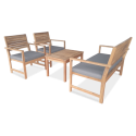 Komplet ogrodowych mebli drewnianych Otto Caffe - Focus Garden