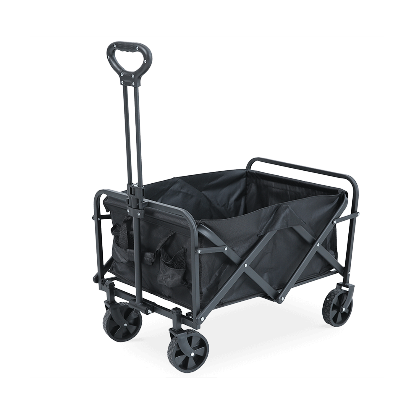 Transportowy wózek składany na kółkach Black - Focus Garden