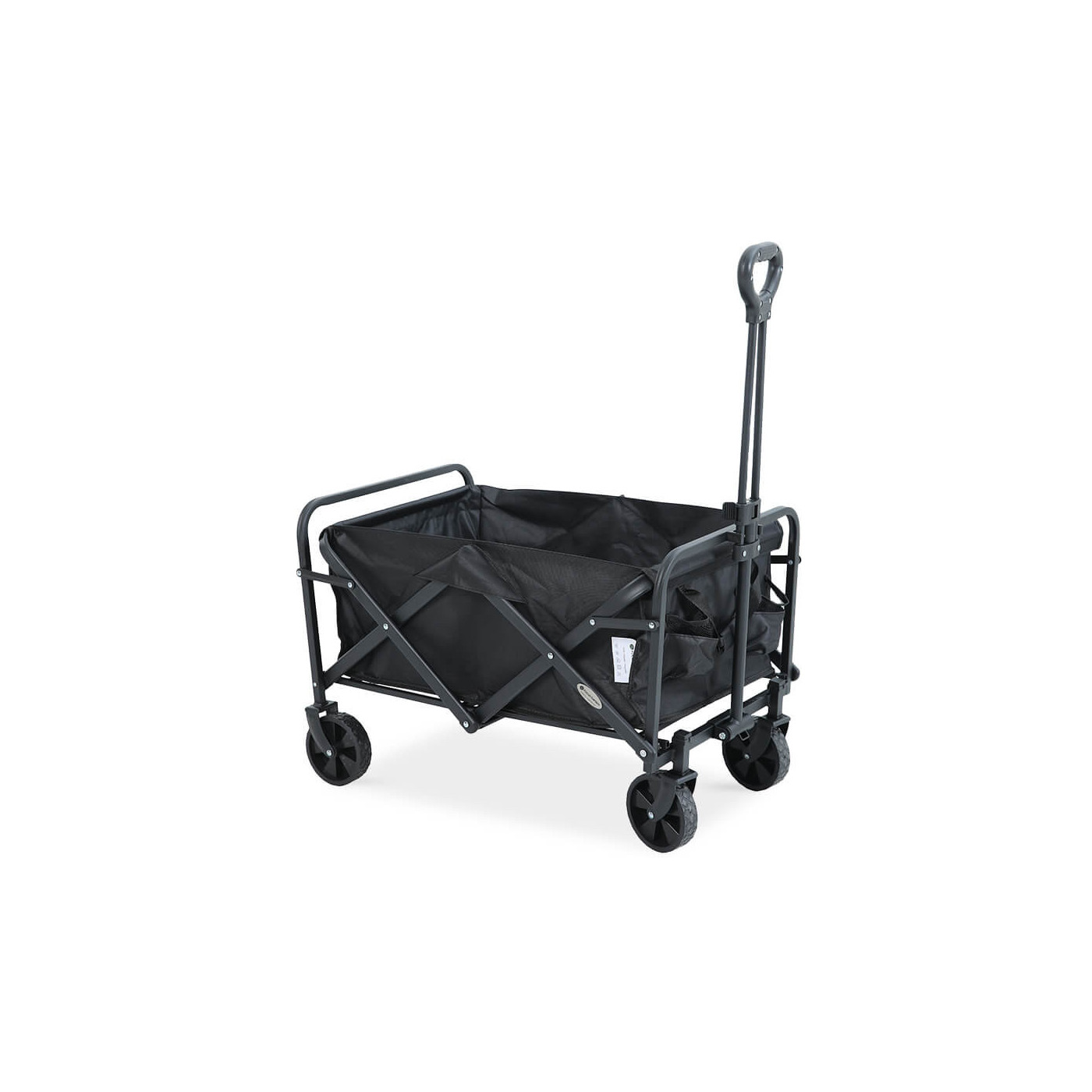 Transportowy wózek składany na kółkach Black - Focus Garden