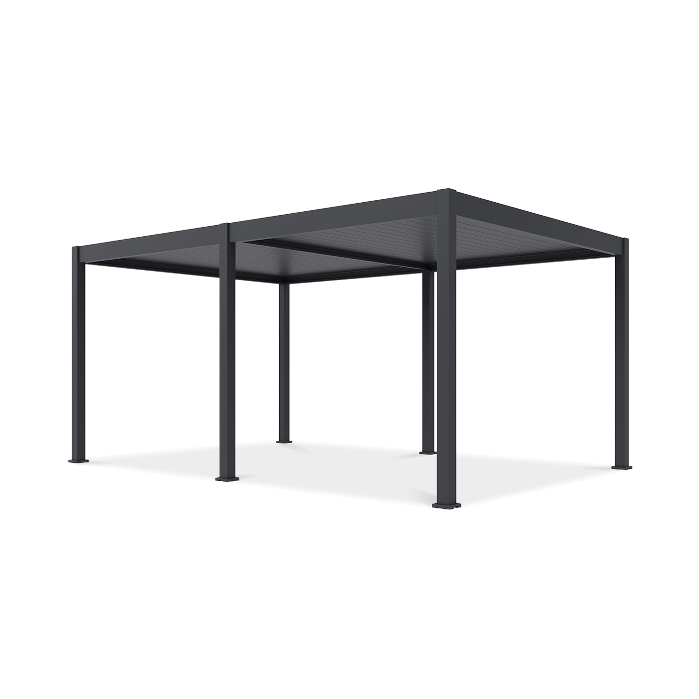 Pergola z oświetleniem LED DELUXE Automatic 3,6x5,3 Antracyt