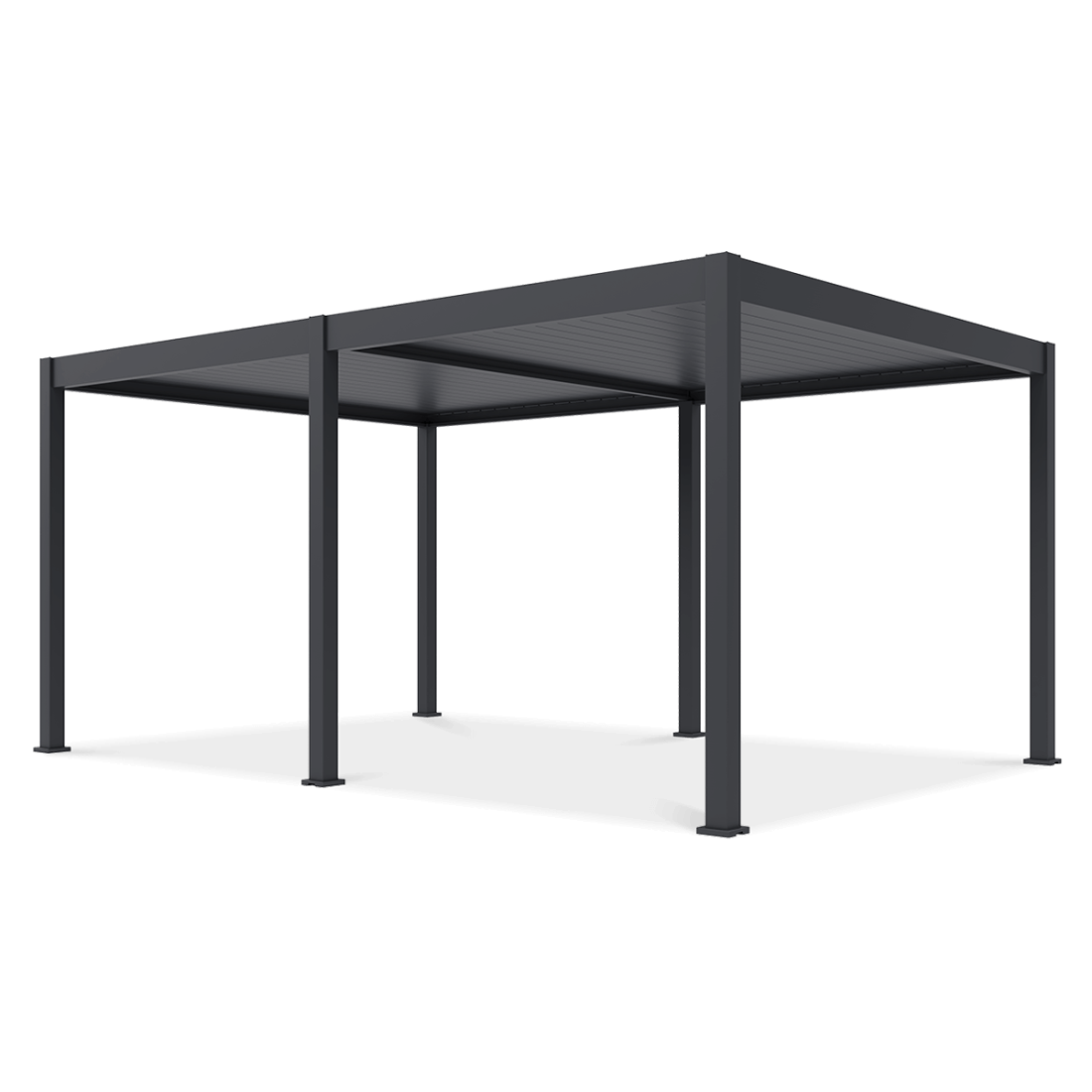 Pergola z oświetleniem LED DELUXE Automatic 3,6x5,3 Antracyt