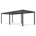 Pergola z oświetleniem Deluxe Automatic 3,6x7,2 Antracyt Gutroof