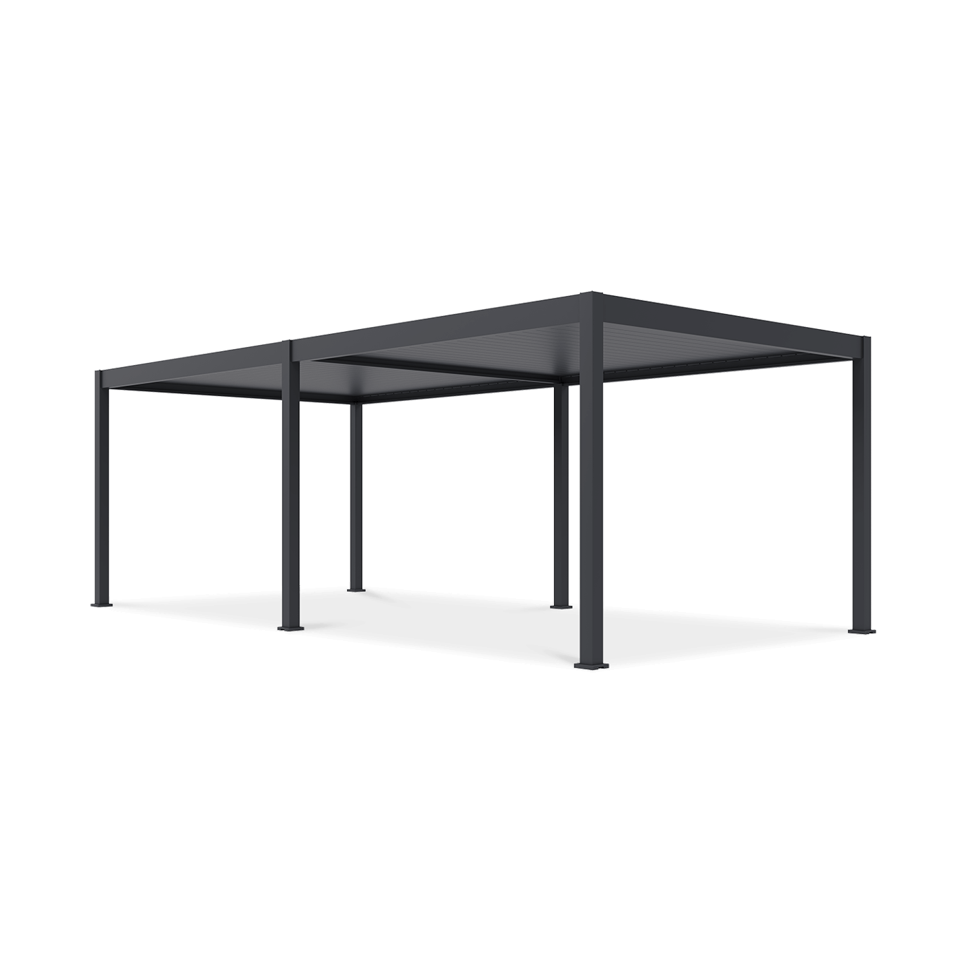 Pergola z oświetleniem Deluxe Automatic 3,6x7,2 Antracyt Gutroof