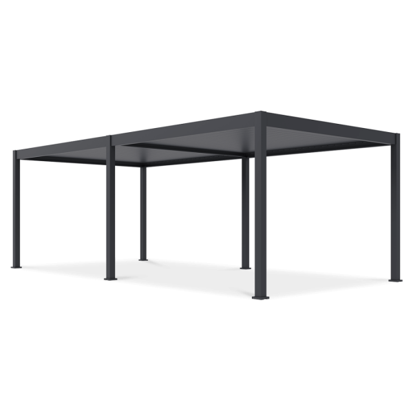 Pergola z oświetleniem Deluxe Automatic 3,6x7,2 Antracyt Gutroof