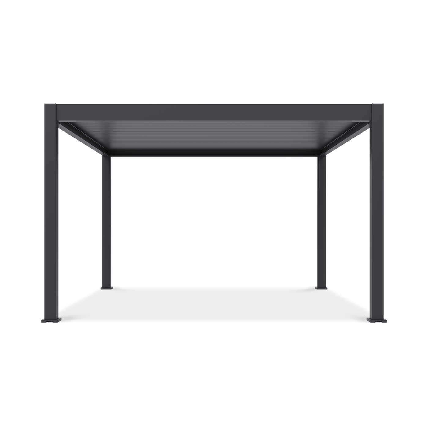 Elektryczna pergola ogrodowa Deluxe PRO 4x4 grfiatowa - Grutroof