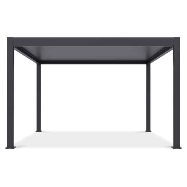 Elektryczna pergola ogrodowa Deluxe PRO 4x4 grfiatowa - Grutroof