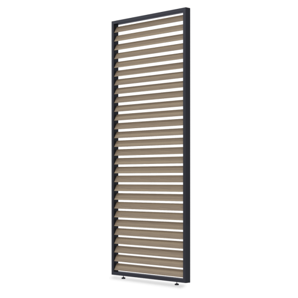 Panel żaluzjowy poziomy 1m Woodgrain do pergoli Gutroof