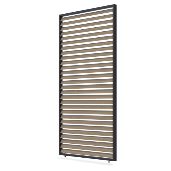 Panel żaluzjowy poziomy 1.3 m Woodgrain do pergoli ELEGANCE/DELUXE/FUSION | Gutroof