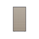 panel żaluzjowy w kolorze woodgrain o szerokości 1.3 metra