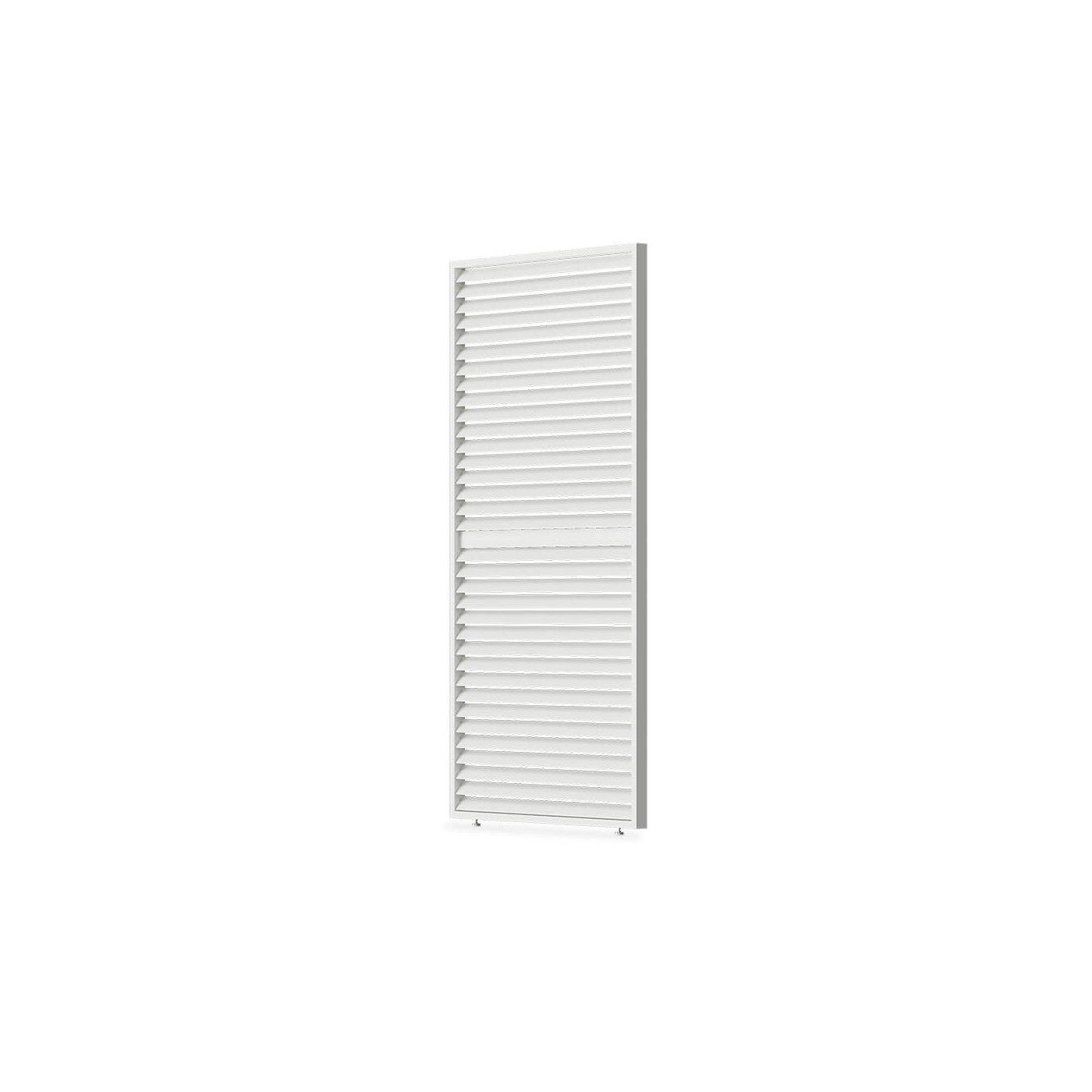 Elegance/Deluxe/Fusion panel żaluzjowy poziomy regulowany, 1.2 m, biały, widok frontowy na białym tle
