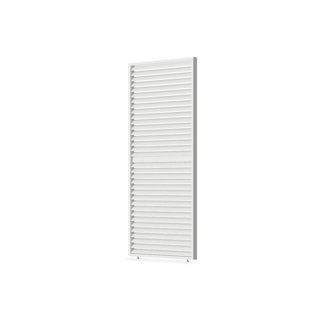 Elegance/Deluxe/Fusion panel żaluzjowy poziomy regulowany, 1.2 m, biały, widok frontowy na białym tle