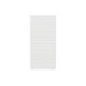 Elegance/Deluxe/Fusion panel żaluzjowy poziomy regulowany, 1.2 m, biały, widok z boku na białym tle