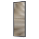 Elegance/Deluxe/Fusion panel żaluzjowy poziomy regulowany, 1.2 m, woodgrain, widok na przezroczystym tle 
