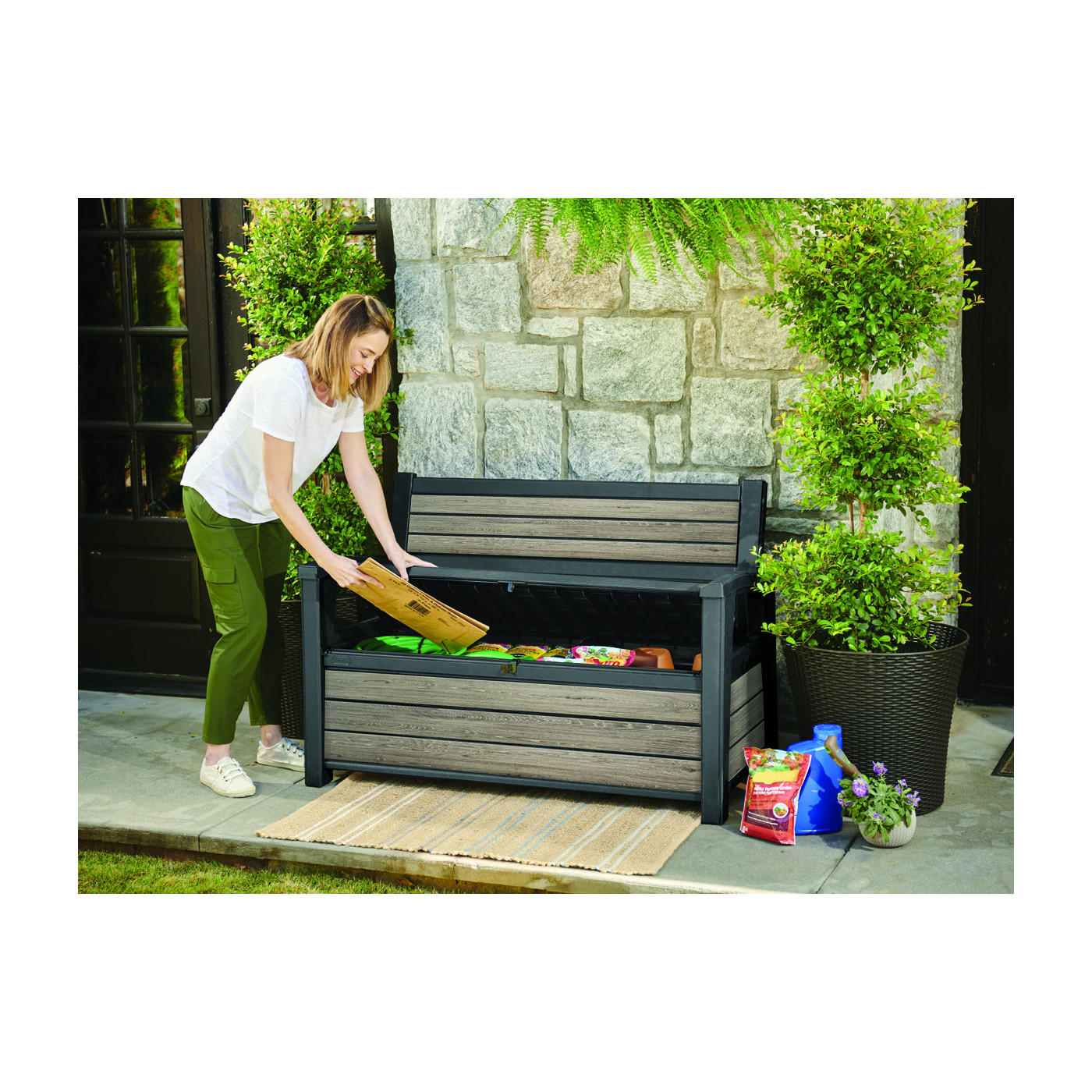 Skrzynia do ogrodu Keter Deco deck 227L - Focus Garden