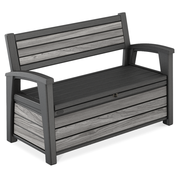 Skrzynia/Ławka Keter Deco Garden 227L Storm grey 