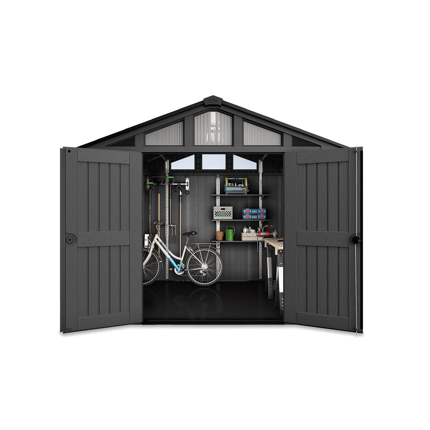 Domek gospodarczy KETER STRONGHOLD SHED 10x8 szary