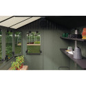 mini szklarnia w domku narzędziowym keter potting shed 6x8