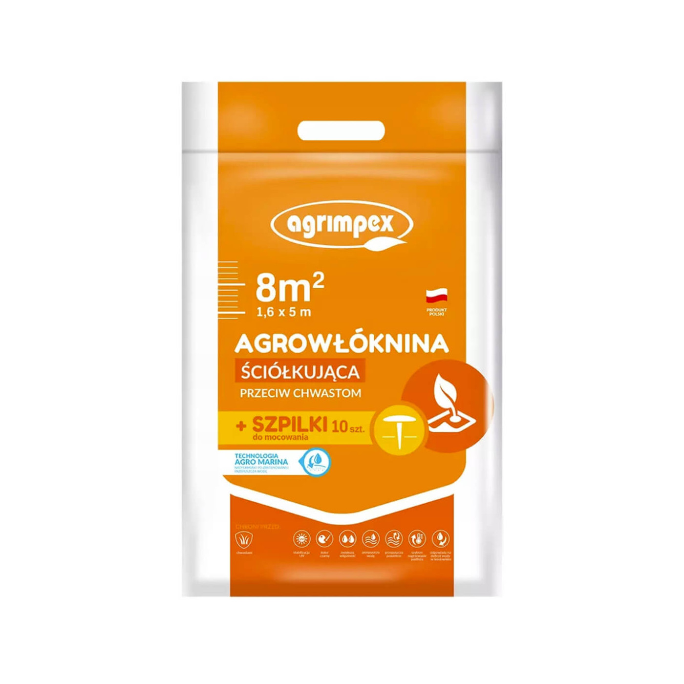 Zestaw ściółkujący: agrowłóknina i szpilki od firmy Agrimpex