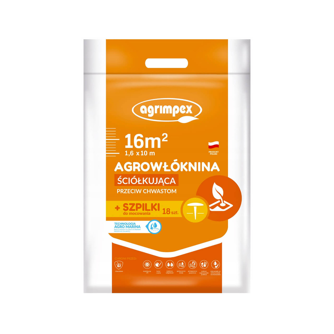 Zestaw ściółkujący: agrowłóknina i szpilki od firmy Agrimpex