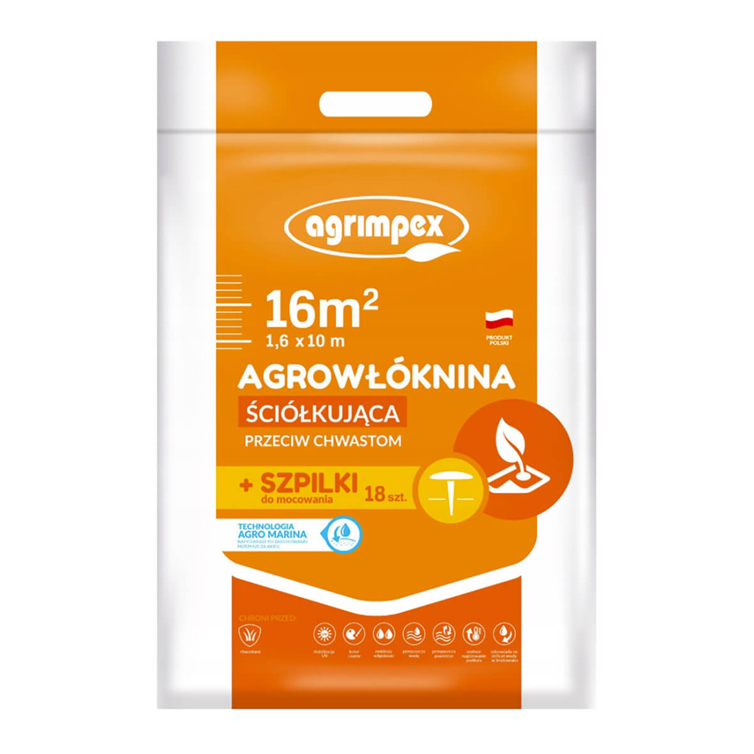 Zestaw ściółkujący: agrowłóknina i szpilki od firmy Agrimpex