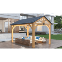 Wiata drewniana ogrodowa TIMBER 3x4m Hardmaister