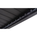 Manualna regulacja dachu pergolii tarasowej Premium Wall 3x3 Gutroof antracytowa