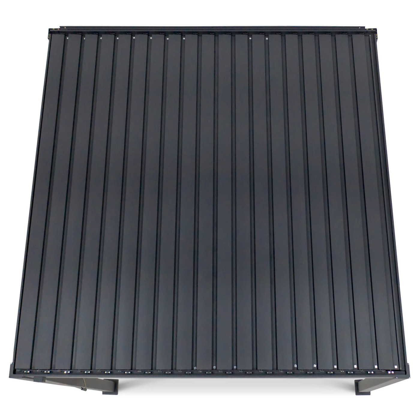 Zamknięty dach pergoli ściennej 3x3 Premium Wall Anthracite - Gutroof