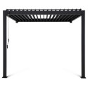 Pergola ścienna na taras 3x4 Premium Wall Anthracite - Gutroof