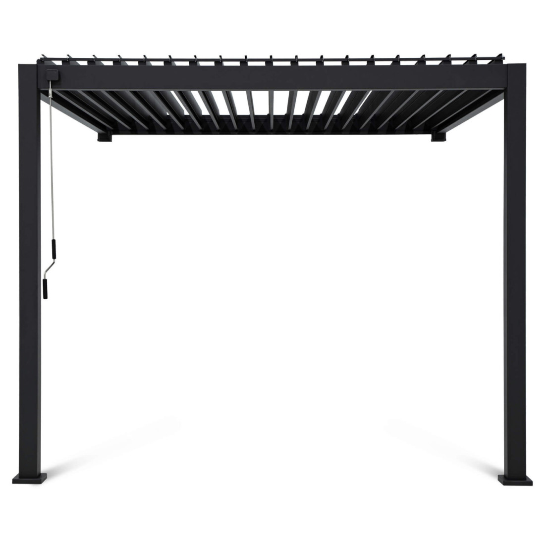 Pergola ścienna na taras 3x4 Premium Wall Anthracite - Gutroof