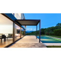 Pergola tarasowa nad basenem Premium Wall 3x4 Gutroof