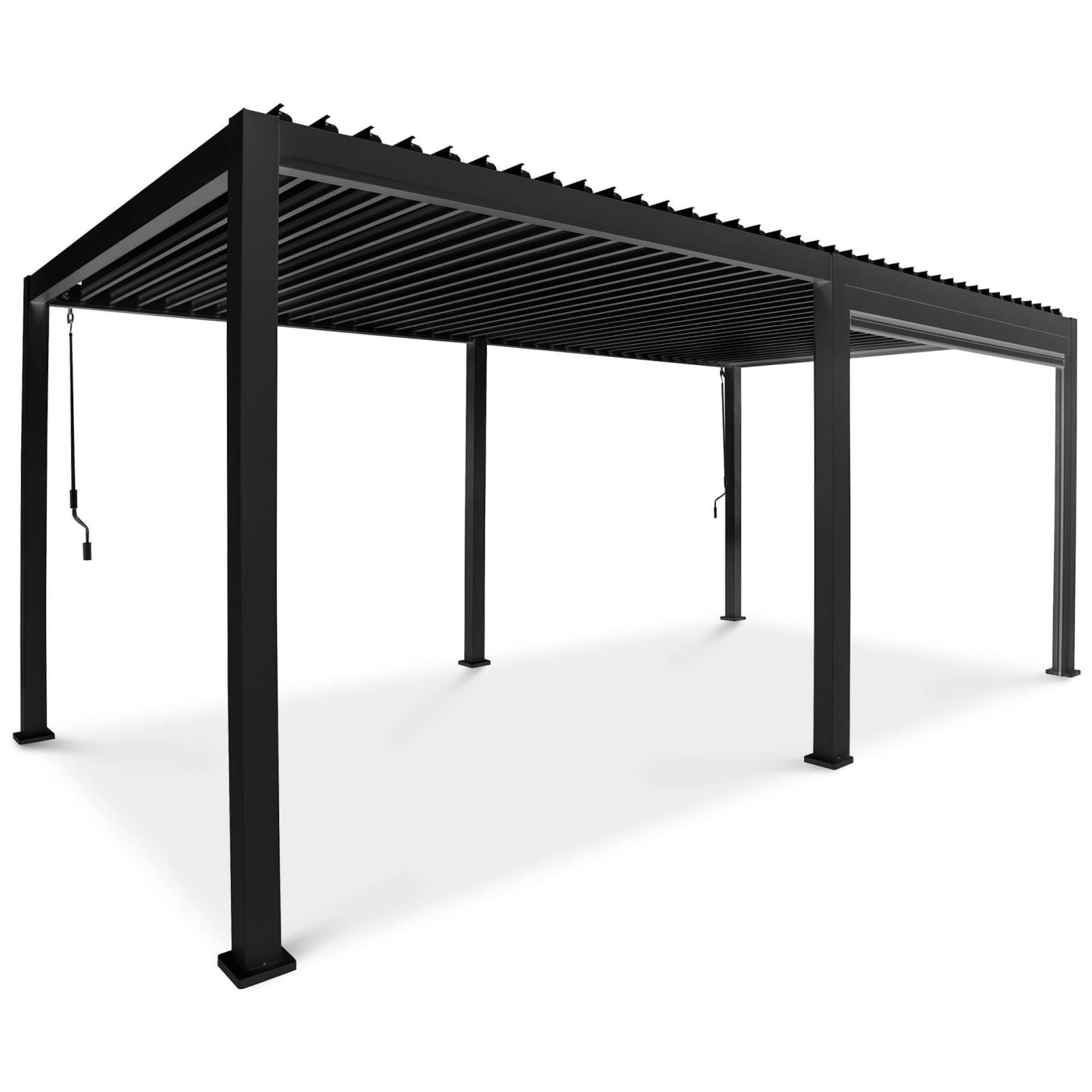 Roleta opuszczana do pergoli Premium wersji 3m Anthracite Gutroof (3)