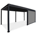 Roleta opuszczana do pergoli Premium wersji 3m Anthracite Gutroof (2)