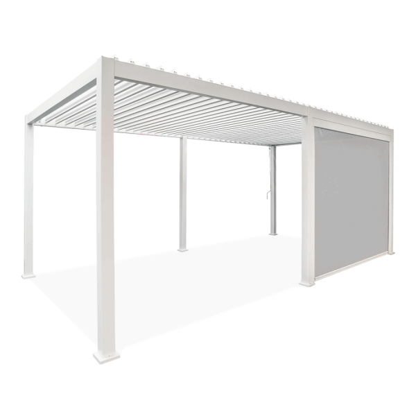 Opuszczana roleta do pergoli Premium White 3m - Gutroof