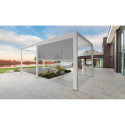 Aranżacja Opuszczana roleta do pergoli Premium White 4m - Gutroof